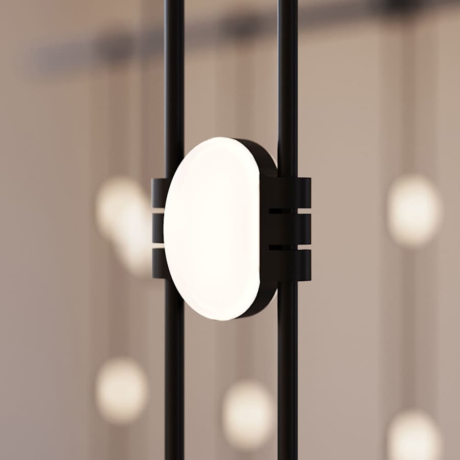 Sonneman Suspenders LED 4-Tier Tri-Bar Multi Light Pendant