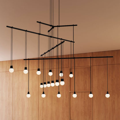 Sonneman Suspenders LED 4-Tier Tri-Bar Multi Light Pendant