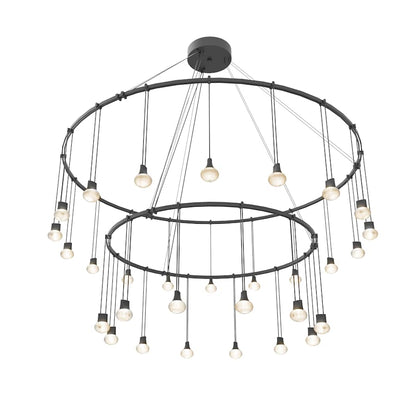 Sonneman Suspenders LED Double Ring Multi Light Pendant