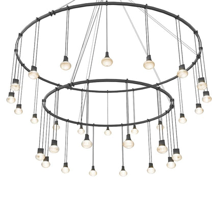 Sonneman Suspenders LED Double Ring Multi Light Pendant