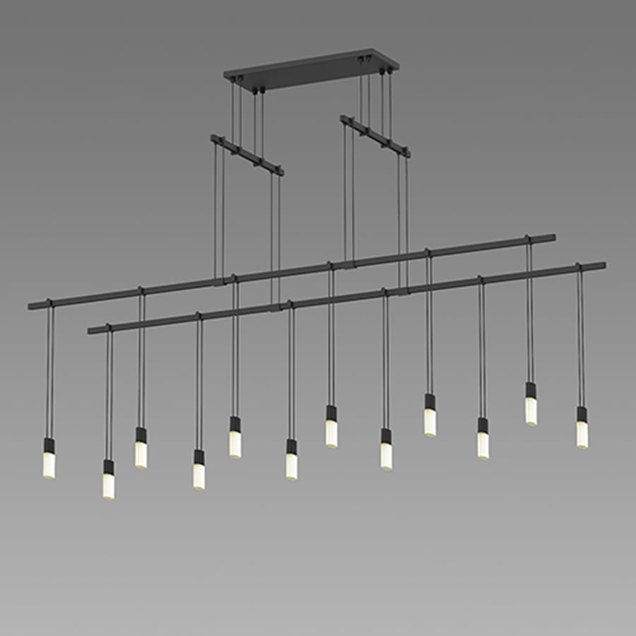 Sonneman Suspenders LED 2-Tier Tandem Linear Pendant