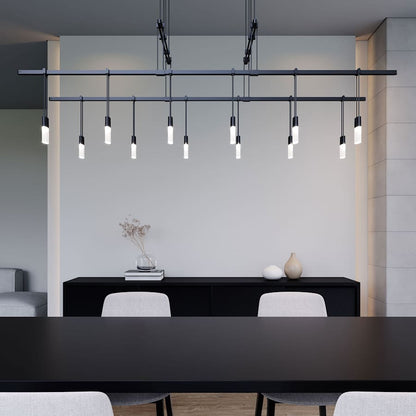 Sonneman Suspenders LED 2-Tier Tandem Linear Pendant