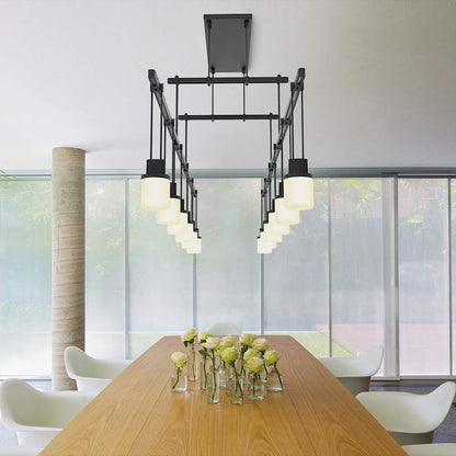 Sonneman Suspenders LED 2-Tier Tandem Linear Pendant