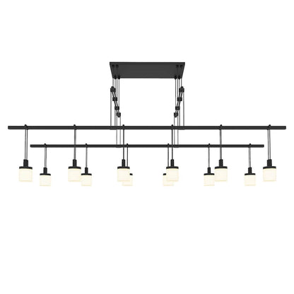 Sonneman Suspenders LED 2-Tier Tandem Linear Pendant