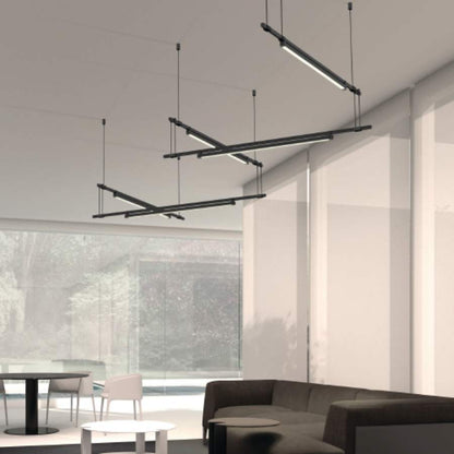 Sonneman Suspenders LED 5-Bar Zig Zag Multi Light Pendant