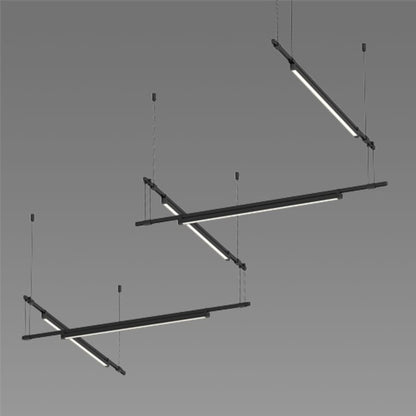 Sonneman Suspenders LED 5-Bar Zig Zag Multi Light Pendant