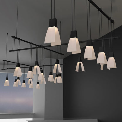 Sonneman Suspenders LED 5-Bar Zig Zag Multi Light Pendant