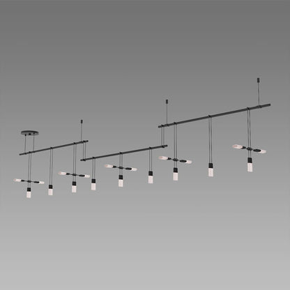 Sonneman Suspenders LED 3-Bar Offset Linear Pendant