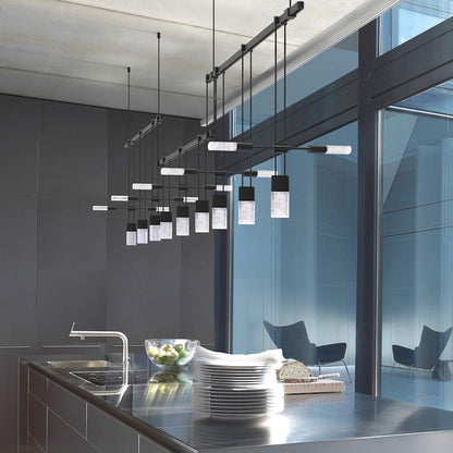 Sonneman Suspenders LED 3-Bar Offset Linear Pendant