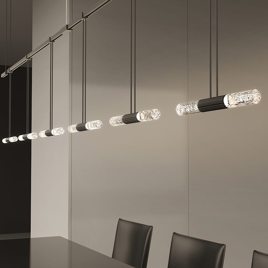 Sonneman Suspenders LED 2-Bar In-Line Linear Pendant