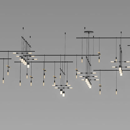 Sonneman Suspenders 4-Tier Gallery Matrix LED Lighting System