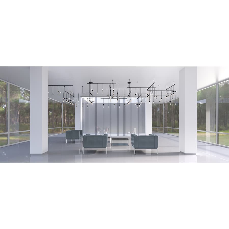 Sonneman Suspenders 4-Tier Gallery Matrix LED Lighting System