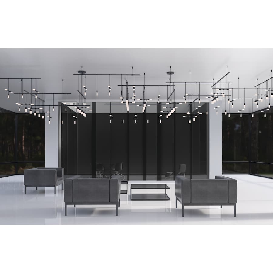 Sonneman Suspenders 4-Tier Gallery Matrix LED Lighting System