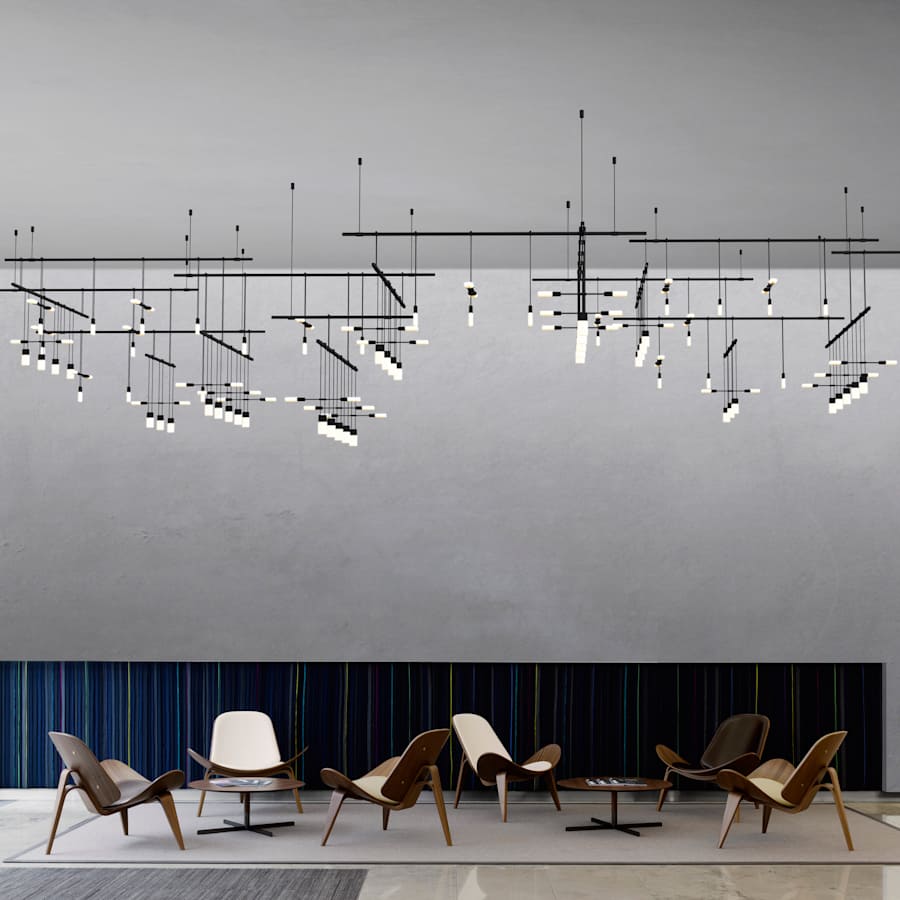 Sonneman Suspenders 4-Tier Gallery Matrix LED Lighting System