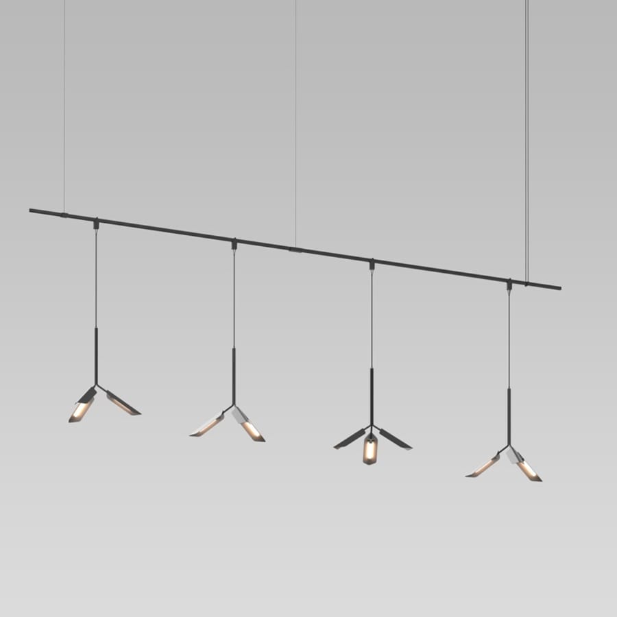 Sonneman Suspenders 4 Light 49" Wide LED Suspension Multi Light Pendant