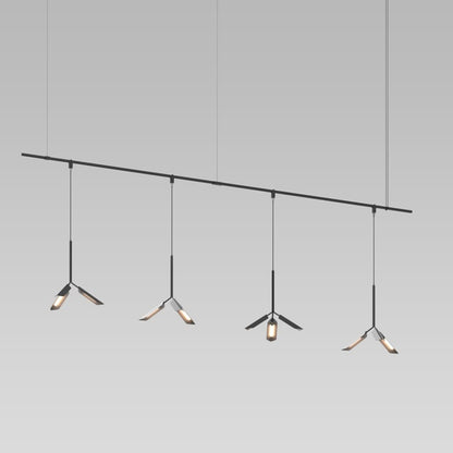 Sonneman Suspenders 4 Light 49" Wide LED Suspension Multi Light Pendant