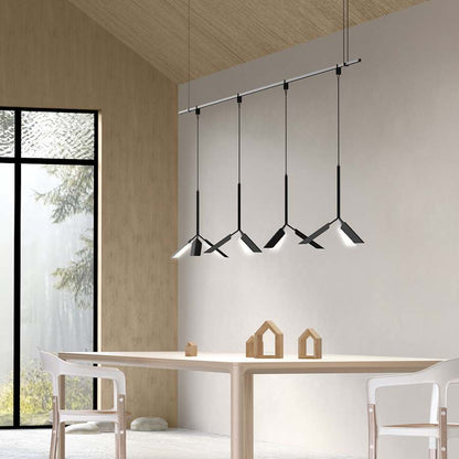 Sonneman Suspenders 4 Light 49" Wide LED Suspension Multi Light Pendant