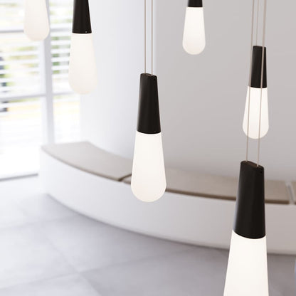 Sonneman Suspenders 117" Wide LED Abstract Linear Chandelier