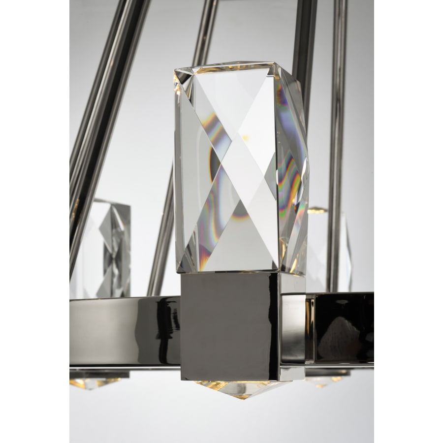 Studio M Empire 12 Light 26-1/2" Wide Integrated LED Chandelier with Faceted Crystal Shades