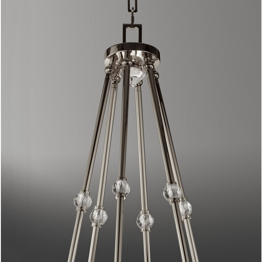 Studio M Empire 12 Light 26-1/2" Wide Integrated LED Chandelier with Faceted Crystal Shades