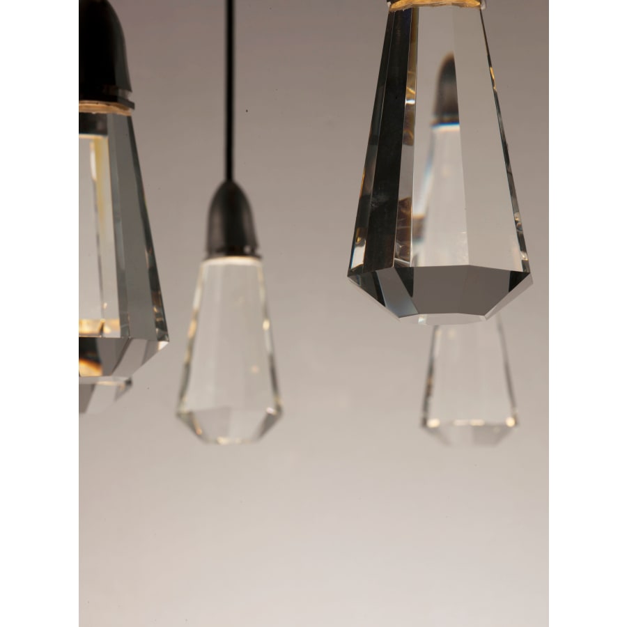 Studio M 10 Carat 10 Light 29-1/2" Wide Integrated LED Multi Light Pendant with Jewel Cut Crystals