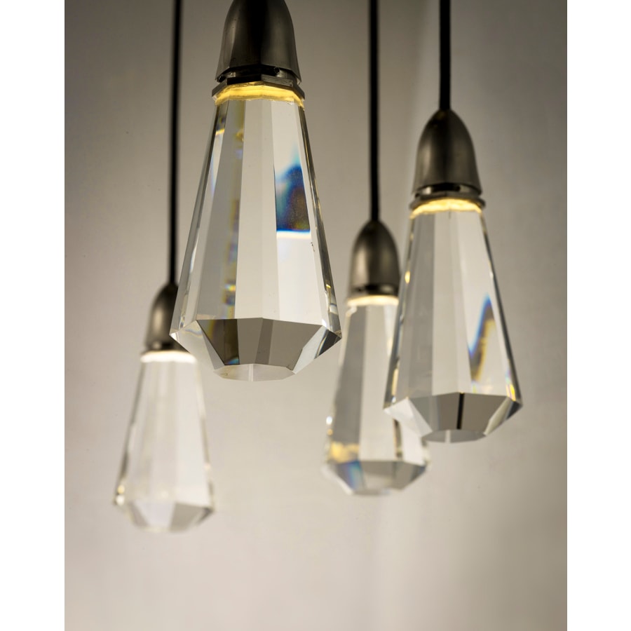 Studio M 10 Carat 10 Light 29-1/2" Wide Integrated LED Multi Light Pendant with Jewel Cut Crystals