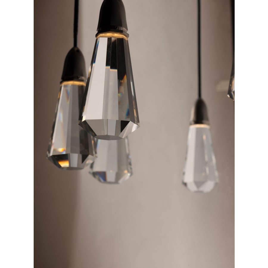 Studio M 10 Carat 10 Light 25-3/4" Wide Integrated LED Multi Light Pendant with Jewel Cut Crystals
