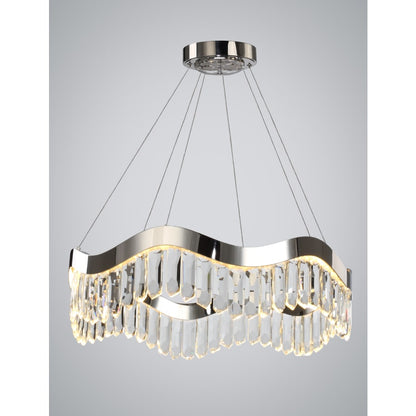 Studio M Rolland 30" Wide LED Crystal Pendant