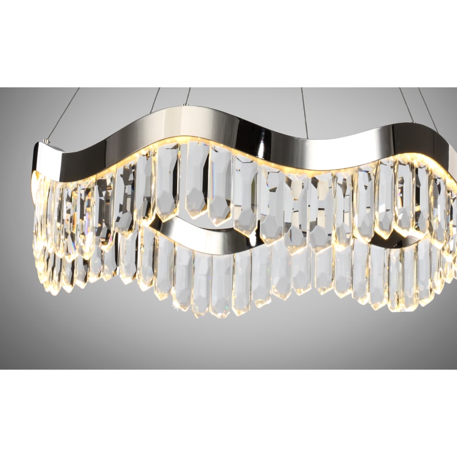 Studio M Rolland 30" Wide LED Crystal Pendant