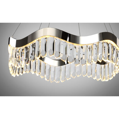Studio M Rolland 30" Wide LED Crystal Pendant