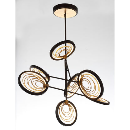 Studio M Lariat 7 Light 37" Wide LED Abstract Pendant