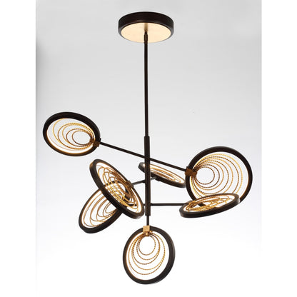 Studio M Lariat 7 Light 37" Wide LED Abstract Pendant