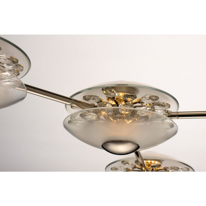 Studio M Peony 7 Light 50" Wide LED Abstract Multi Light Pendant