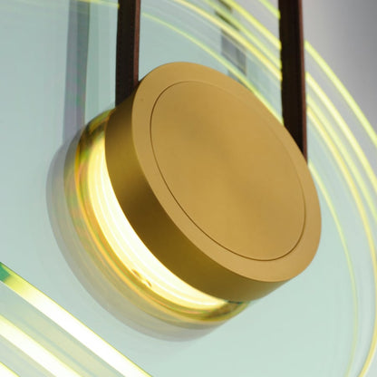 Studio M Stratum 32" Wide LED Abstract Linear Pendant by Nina Magon