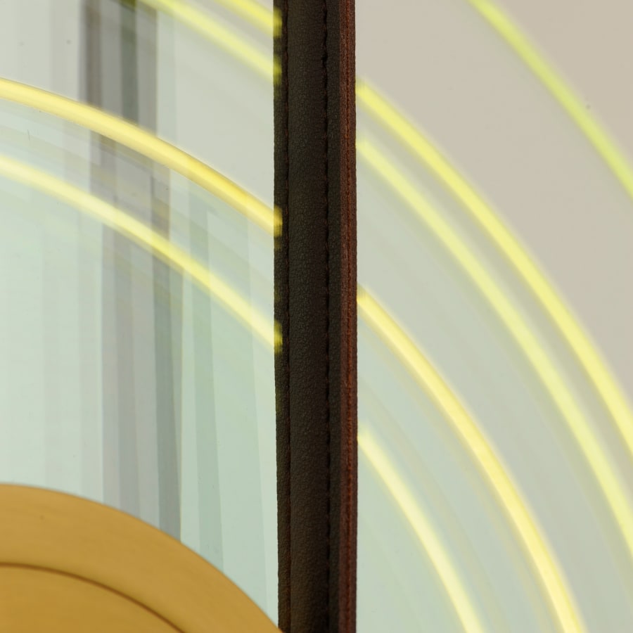 Studio M Stratum 32" Wide LED Abstract Linear Pendant by Nina Magon
