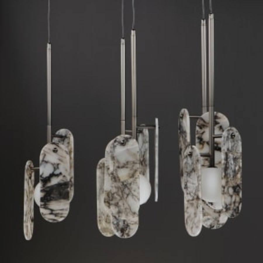 Studio M Megalith 5 Light 48" Wide LED Linear Chandelier by Nina Magon