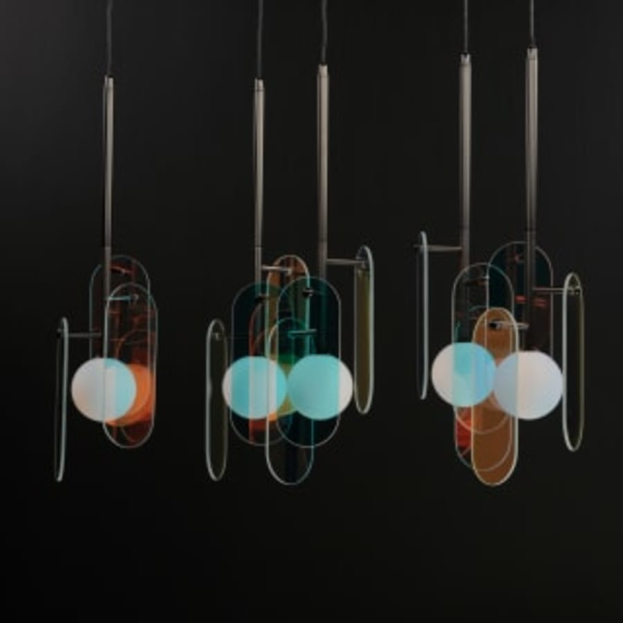 Studio M Megalith 5 Light 48" Wide LED Linear Chandelier by Nina Magon