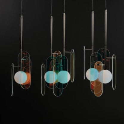 Studio M Megalith 5 Light 48" Wide LED Linear Chandelier by Nina Magon