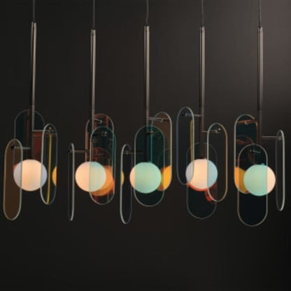 Studio M Megalith 5 Light 48" Wide LED Linear Chandelier by Nina Magon
