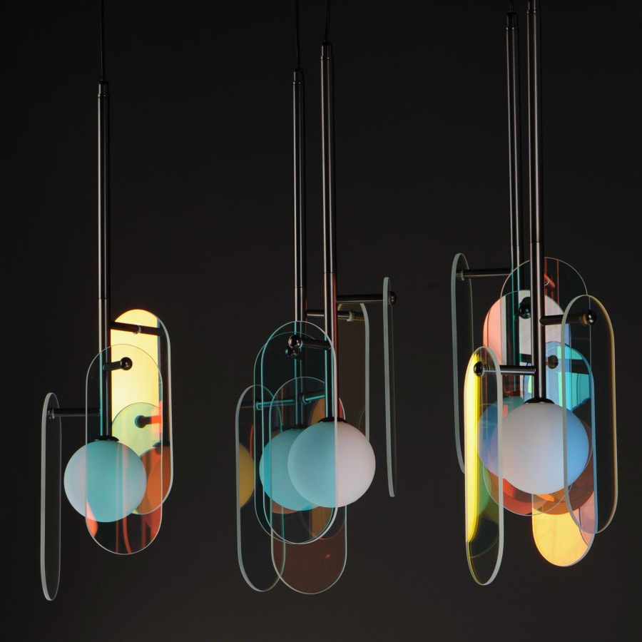 Studio M Megalith 5 Light 48" Wide LED Linear Chandelier by Nina Magon