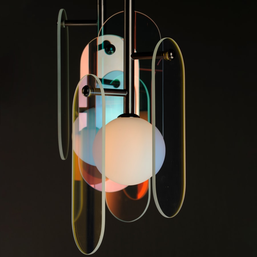 Studio M Megalith 5 Light 48" Wide LED Linear Chandelier by Nina Magon