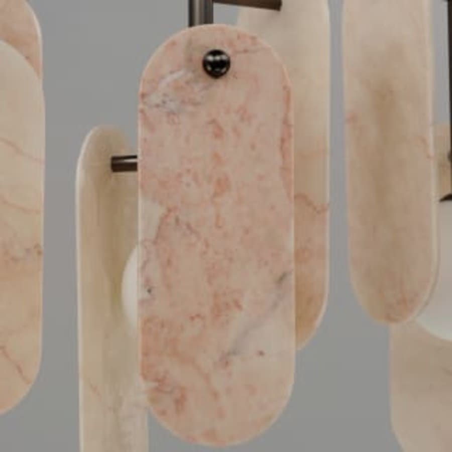 Studio M Megalith 5 Light 48" Wide LED Linear Chandelier by Nina Magon