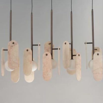 Studio M Megalith 5 Light 48" Wide LED Linear Chandelier by Nina Magon