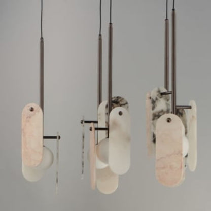 Studio M Megalith 5 Light 48" Wide LED Linear Chandelier by Nina Magon