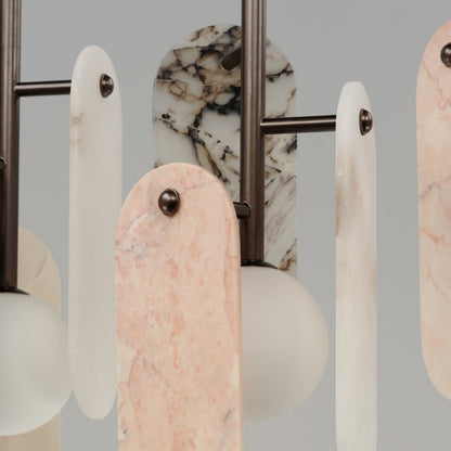 Studio M Megalith 5 Light 48" Wide LED Linear Chandelier by Nina Magon