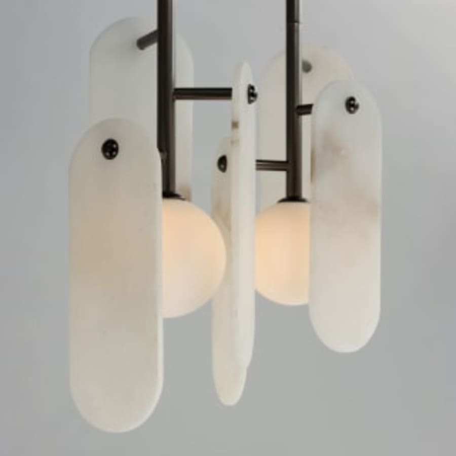 Studio M Megalith 5 Light 48" Wide LED Linear Chandelier by Nina Magon