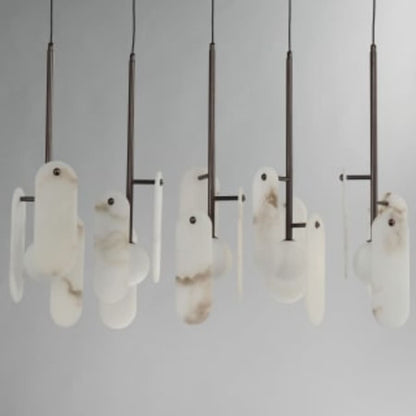 Studio M Megalith 5 Light 48" Wide LED Linear Chandelier by Nina Magon