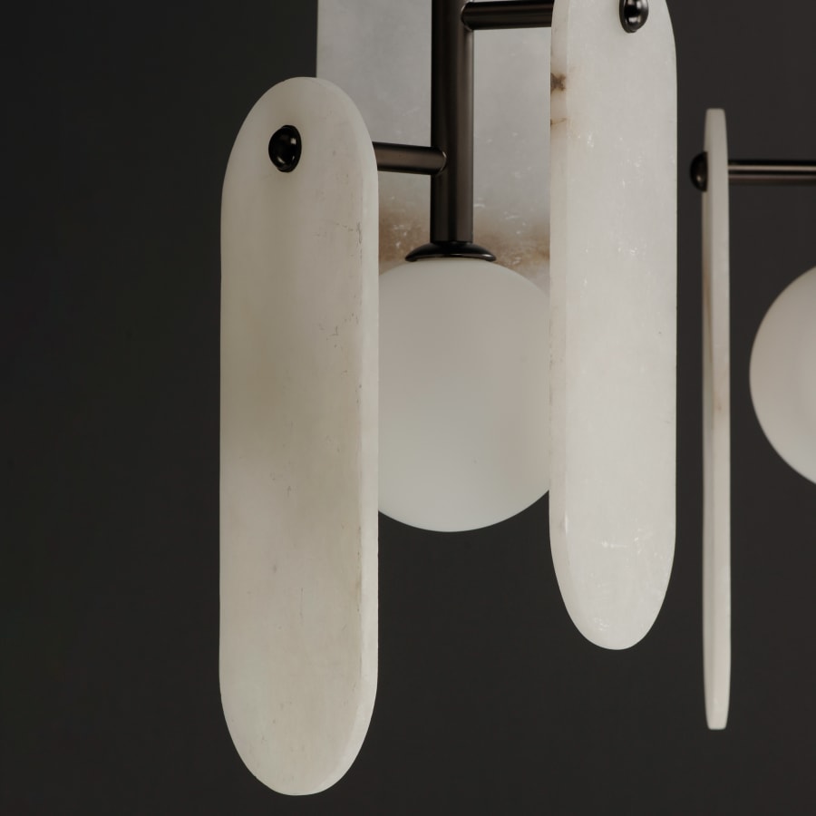 Studio M Megalith 5 Light 48" Wide LED Linear Chandelier by Nina Magon