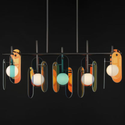 Studio M Megalith 5 Light 47" Wide LED Abstract Chandelier