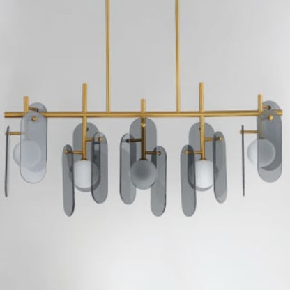 Studio M Megalith 5 Light 47" Wide LED Abstract Chandelier